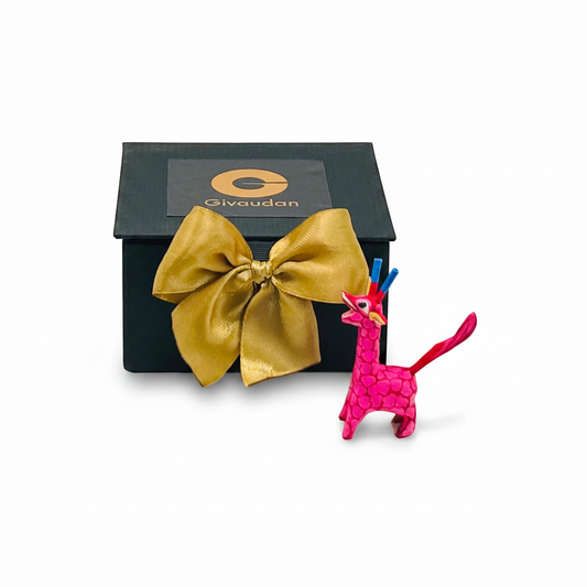Alebrije miniatura en estuche individual como regalo corporativo para congresos Ambiente Mexicano