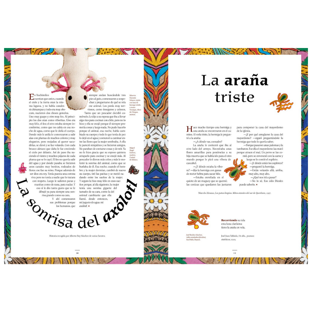Vista frontal del libro BESTIARIO ARTESANAL pasta dura obsequio ejecutivo identidad cultural – Ambiente Mexicano
