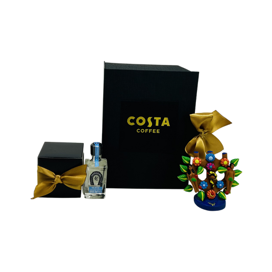 Kit con Árbol de la Vida, Chocolate y Tequila: Regalo Ejecutivo con Causa - Ambiente Mexicano