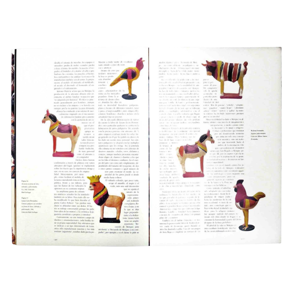 Páginas interiores del libro artesanía mexicana barro regalo corporativo con fotografía editorial de alta calidad – Ambiente Mexicano