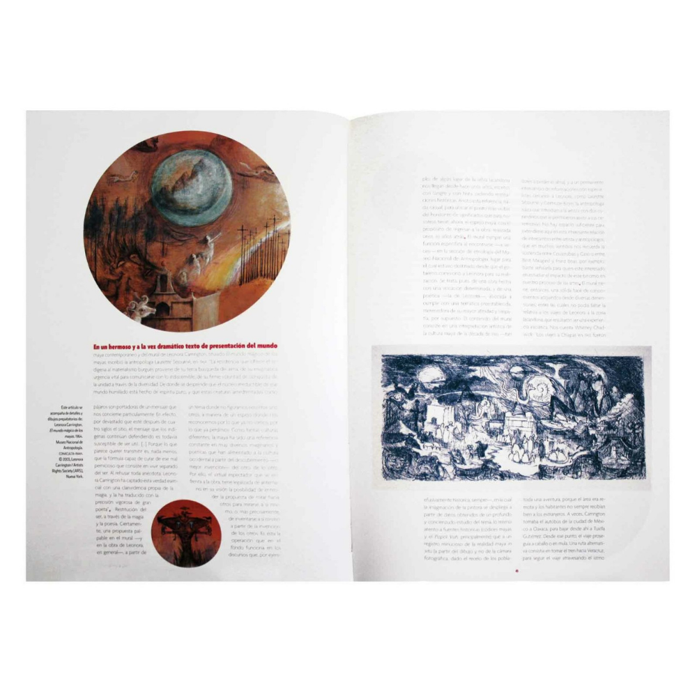 Detalle de encuadernación y acabados del libro MÉXICO EN EL SURREALISMO II: La Transfusión Creativa regalo institucional – Ambiente Mexicano
