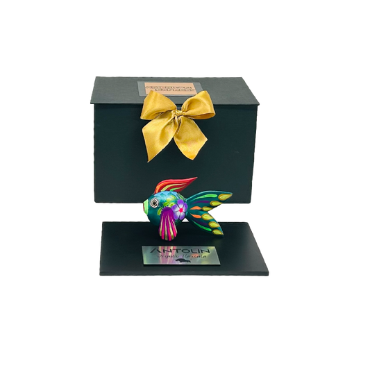 Trofeo con artesania mexicana_alebrije_marca Ambiente Mexicano