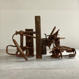 Composición 15 — escultura en acero certificada de Mario Zarza como regalo ejecutivo de arte mexicano para espacios corporativos- Ambiente Mexicano