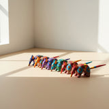 Alebrijes chicos de Oaxaca tallados y pintados a mano_marca Ambiente Mexicano