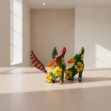 Alebrije lobo chico_Alebrijes de Oaxaca_Ambiente Mexicano