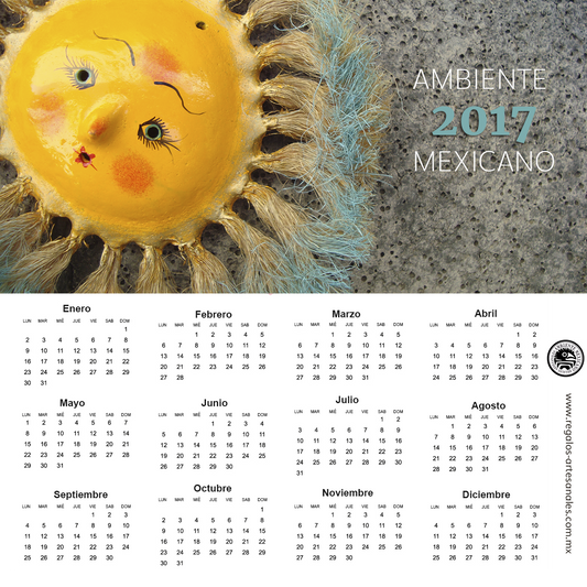 Calendario 2017 Descargable y gratis