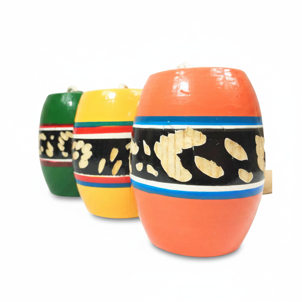 balero de colores juguete mexicano