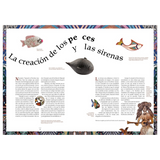 Detalle de encuadernación y acabados del libro BESTIARIO ARTESANAL regalo institucional – Ambiente Mexicano