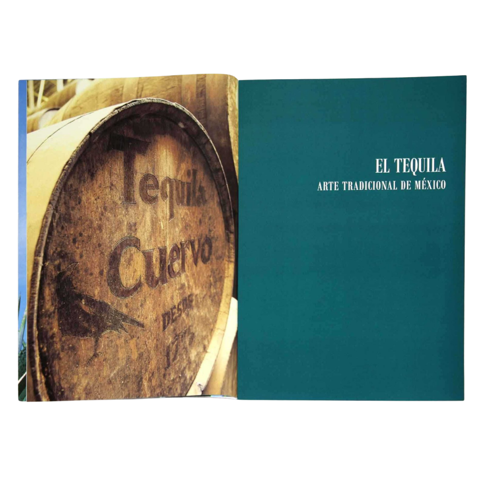 Vista frontal del libro EL TEQUILA. Arte Tradicional de México pasta dura obsequio ejecutivo identidad cultural – Ambiente Mexicano