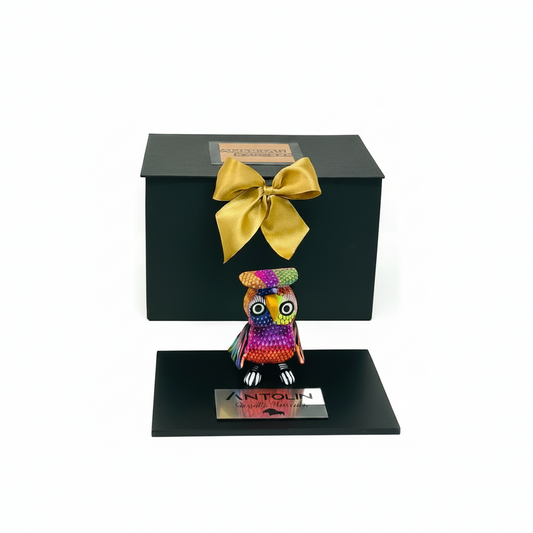 Reconocimiento corporativo alebrije mediano artesanal de Oaxaca para regalos corporativos premium | Ambiente Mexicano
