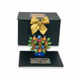 Trofeo arbol de la vida institucional escultura de barro policromado para reconocimientos empresariales Ambiente Mexicano