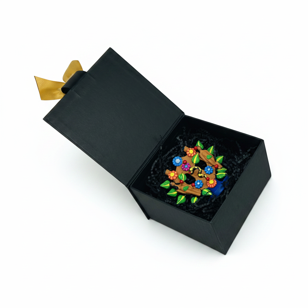 Regalo corporativo premium con arte mexicano: Árbol de la Vida artesanal para ejecutivos e instituciones. Marca Ambiente Mexicano