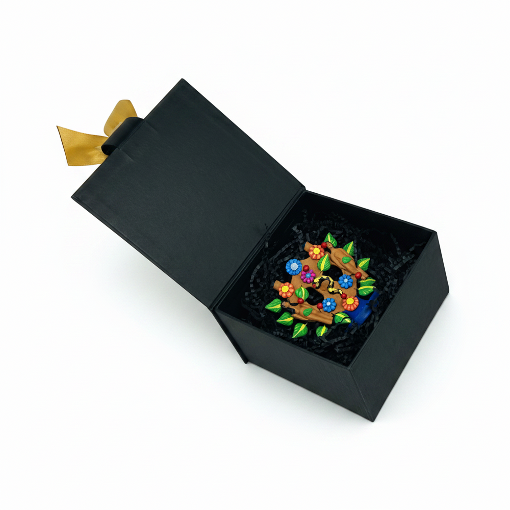 Regalo corporativo premium con arte mexicano: Árbol de la Vida artesanal para ejecutivos e instituciones. Marca Ambiente Mexicano