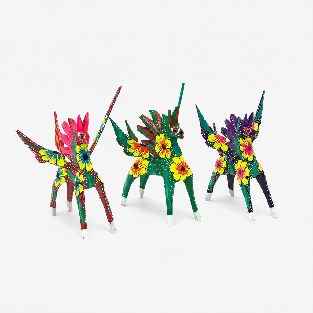 Alebrije pegaso_Alebrijes de Oaxaca_regalos corporativos de Comercio justo Ambiente Mexicano