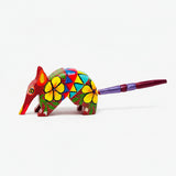 Alebrije armadillo chico rojo marca #AmbienteMexicano