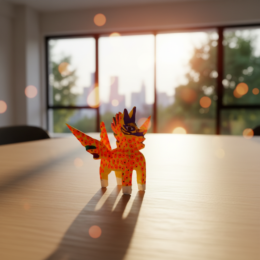 Alebrije Miniatura Pegaso - Ambiente Mexicano. Alebrijes de Oaxaca